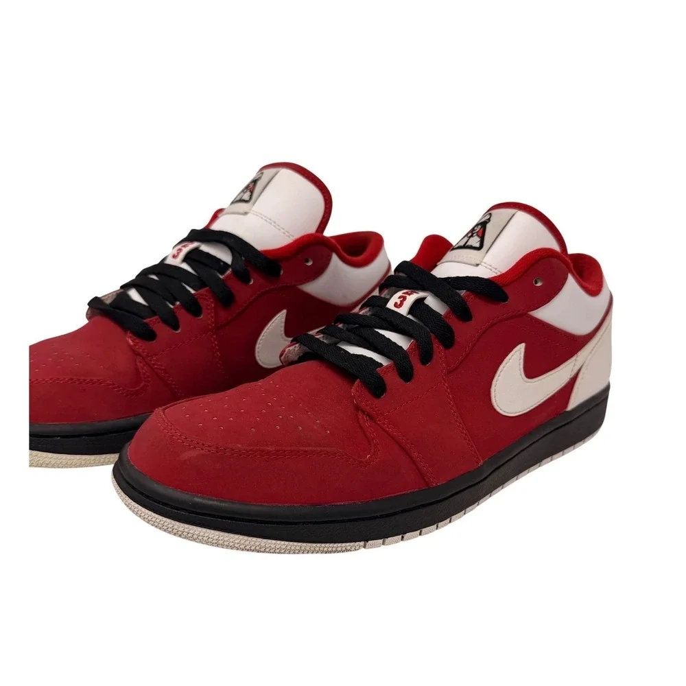Air Jordan‎ 1 Low Gym Red White Black 553558-601 Mens 10.5 OG 2012 Retro